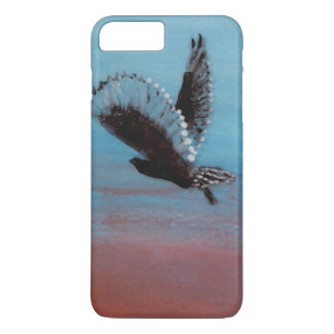 Tawny Owl Flying Sunrise Case-Mate iPhone Case