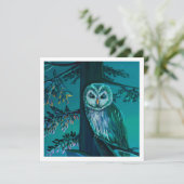 Tawny Owl - Mini Print (Staand voorkant)
