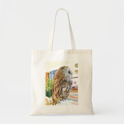 Tawny owl tote bag (Voorkant)
