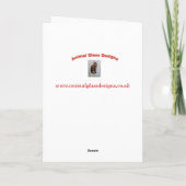 Tawny Owls Art Kaart (Achterkant)