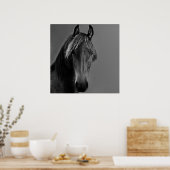 Tawny paard poster (Keuken)