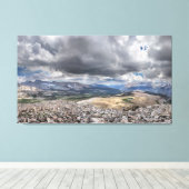 Tawny Point Panorama - John Muir Trail Canvas Afdruk (Insitu (Houten vloer))