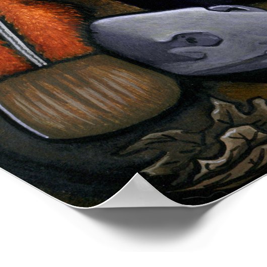 "Tawny" Therianthrope Natuur Spirit Fae Poster (Hoek)