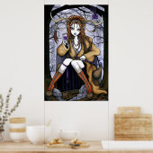 "Tawny" Therianthrope Natuur Spirit Fae Poster (Keuken)