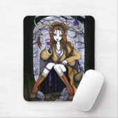 Tawny Therianthrope Natuur Spirit Fairy Mousepad Muismat (Met muis)