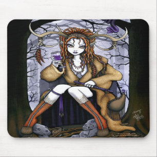 Tawny Therianthrope Natuur Spirit Fairy Mousepad Muismat