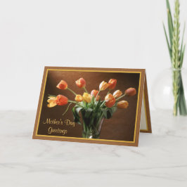 Tawny Tulips Kaart