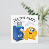 Tax Day Party Uitnodiging (Staand voorkant)