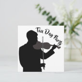 Tax Day Party Uitnodiging (Staand voorkant)
