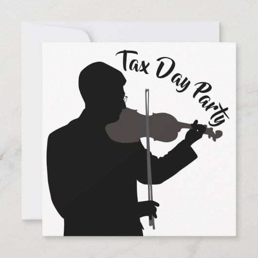 Tax Day Party Uitnodiging (Voorkant)