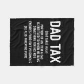 Tax Definition Vaderdag Shirt Fleece Deken (Voorkant (Horizontaal))