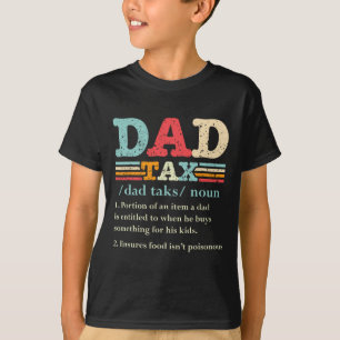 Tax Funny Dad Belasting Definitie Vaderdag 1 T-shirt