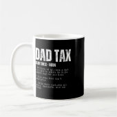 Tax Funny Dad Belastingdefinitie Vaderdag 2 Koffiemok (Links)