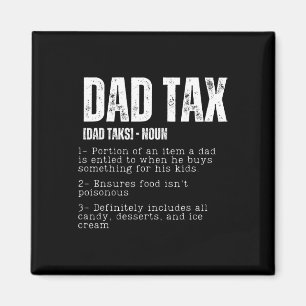 Tax Funny Dad Belastingdefinitie Vaderdag 2 Magneet