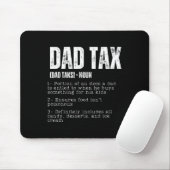 Tax Funny Dad Belastingdefinitie Vaderdag 2 Muismat (Met muis)