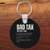 Tax Funny Dad Belastingdefinitie Vaderdag 2 Sleutelhanger (Voorkant)