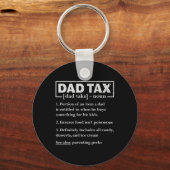 Tax Funny Dad Belastingdefinitie Vaderdag Sleutelhanger (Voorkant)