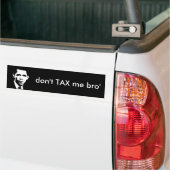 TAX me niet. Bumpersticker (Op Truck)