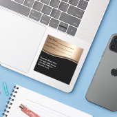 Tax Preparer Accountant Custom-Cut Vinyl Sticker (Laptop met iPhone)