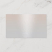 Tax Preparer Consulting Service Silver Foto Visitekaartje (Achterkant)