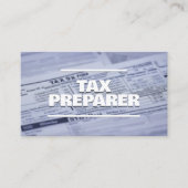 Tax Preparer Custom QR Visitekaartje (Voorkant)