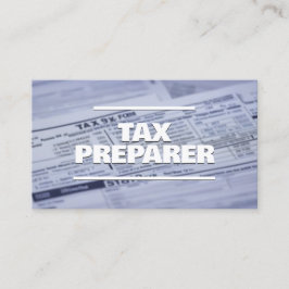 Tax Preparer Custom QR Visitekaartje