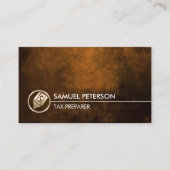 Tax Preparer Faux Gold Dollar Pen Icon Finance Visitekaartje (Voorkant)