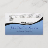 Tax Preparer Federal Tax Form Visitekaartje (Voorkant)
