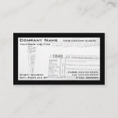 Tax Preparer Federal Tax Form Visitekaartje (Voorkant)