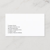 Tax Preparer Finance Services Blue Damask Monogram Visitekaartje (Achterkant)