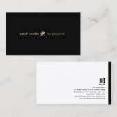 Tax Preparer Gold Dollar Pen Icon Visitekaartje (Voorkant / Achterkant)