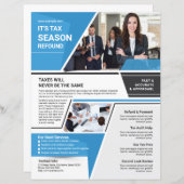 Tax Return Service Flyer Template (Voorkant / Achterkant)