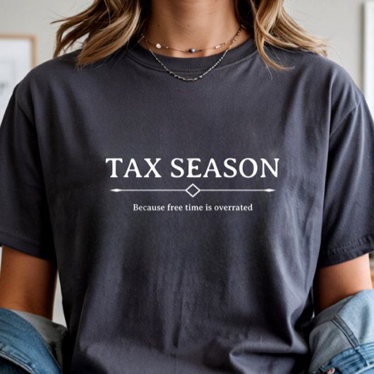 Tax Season Accountant Accounting Funny Tri-Blend Shirt