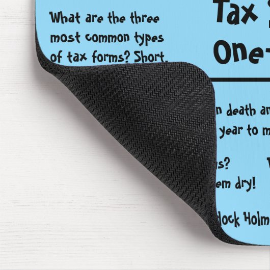 Tax Season Humor grapt grappige boekhouder Mousepa Muismat (Hoek)