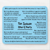 Tax Season Humor grapt grappige boekhouder Mousepa Muismat (Voorkant)