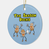 Tax Season Rocks Keramisch Ornament (Links)