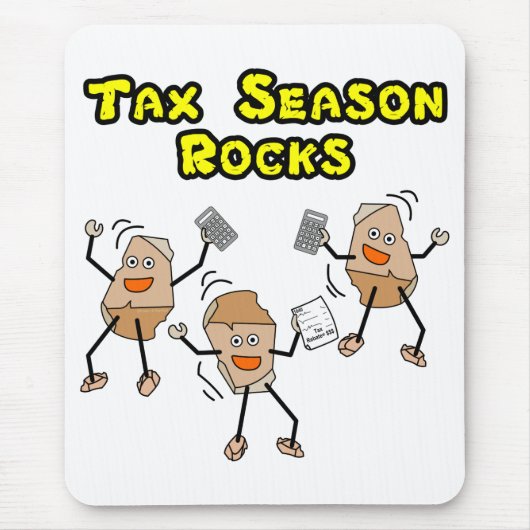 Tax Season Rocks Muismat (Voorkant)
