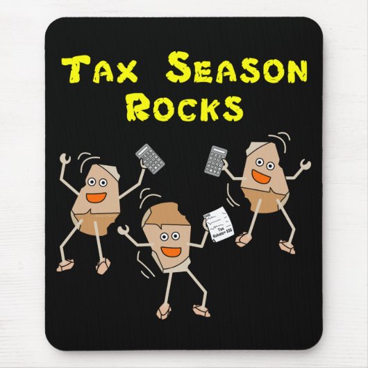 Tax Season Rocks Muismat (Voorkant)