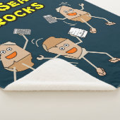 Tax Season Rocks Sherpa Deken (3/4)