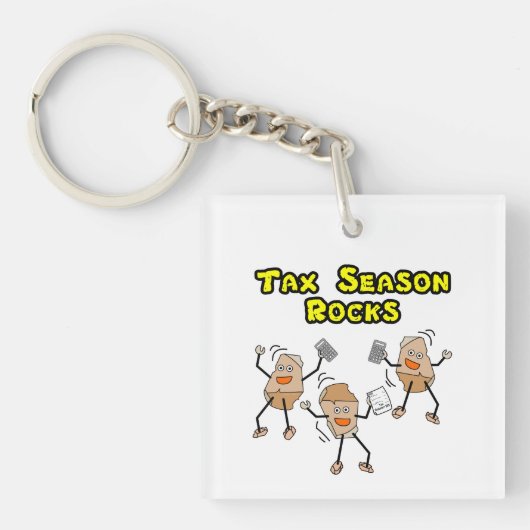 Tax Season Rocks Sleutelhanger (Voorkant)