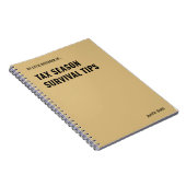 Tax Season Survival Tips voor CPA Notitieboek (Rechterzijde)