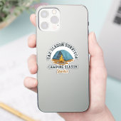 Tax Season Survivor, Camping Season Starter Sticker (Telefoon)