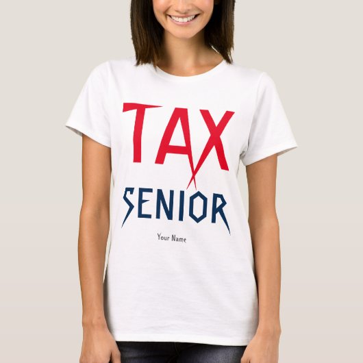 "Tax Senior" T-Shirt (Voorkant)