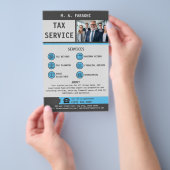 Tax Service Company Flyer (Hand)
