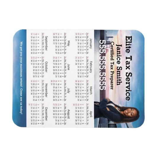 Tax Service Refkoelkast Magnet Magneet (Horizontaal)