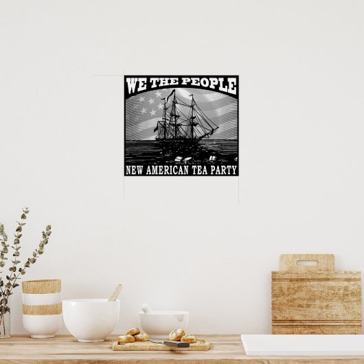 Tax Tea Party Poster (Keuken)