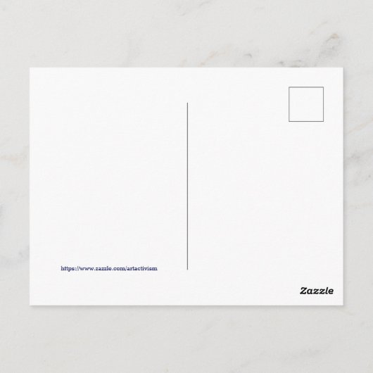 Tax the Rich Briefkaart (Achterkant)