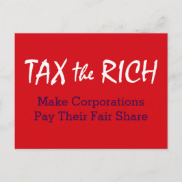 Tax the Rich Briefkaart