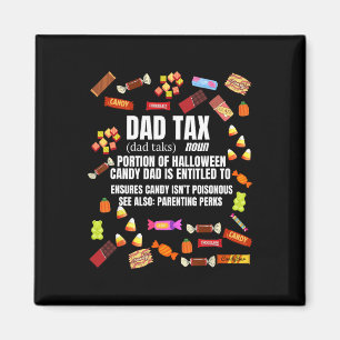 Tax Trick or treat Snoep Grappig Sarcastisch Hallo Magneet