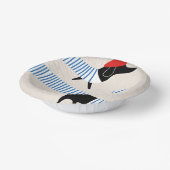 Taxa in Parijs minimalisme Papieren Kommen (Gebogen)